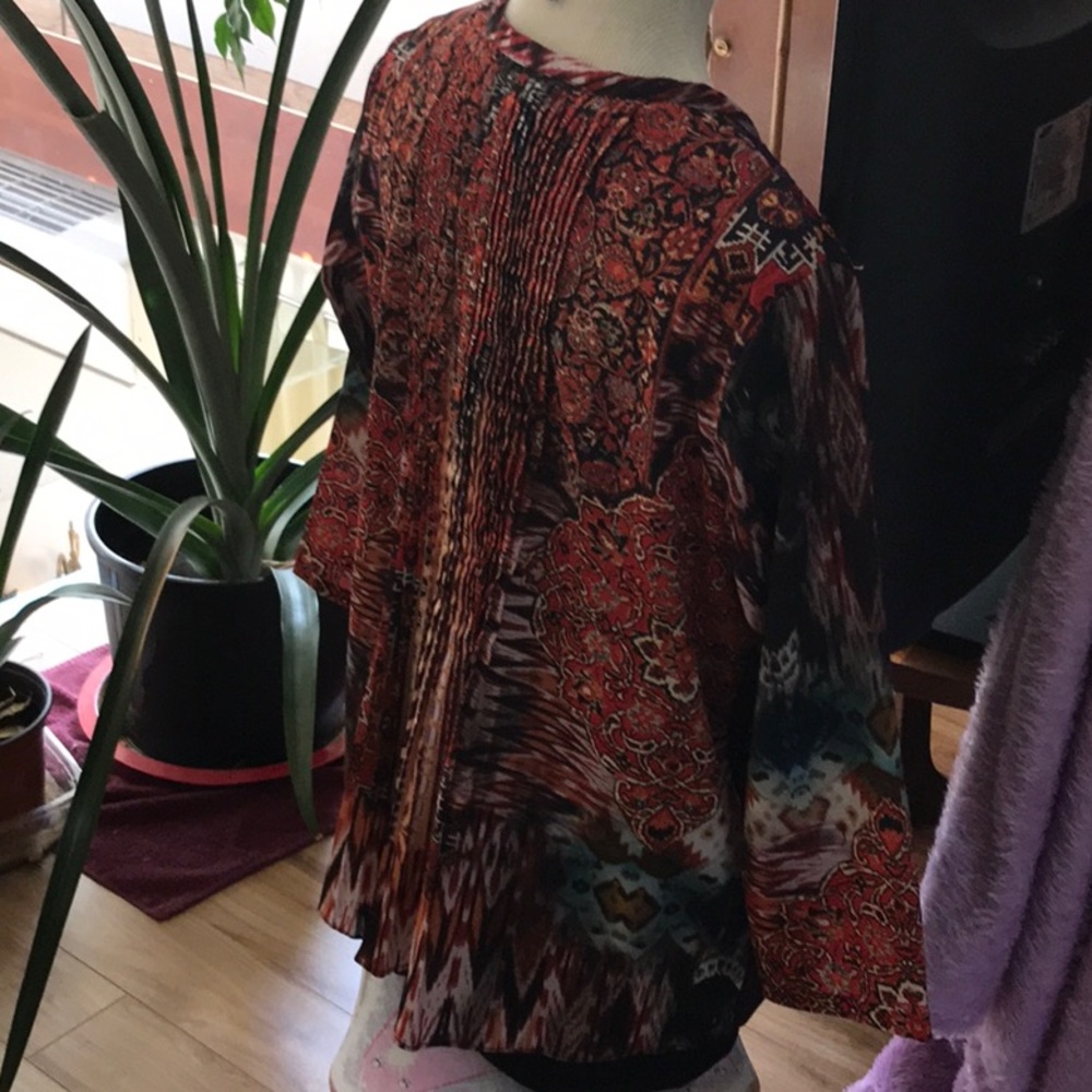 Ranna Gill pleated blouse - Picture 4 of 11